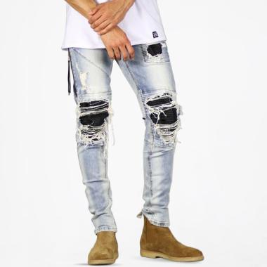 Hyper Denim Lozy Jean Celana Denim Pria - Light Blue 34 Light Blue