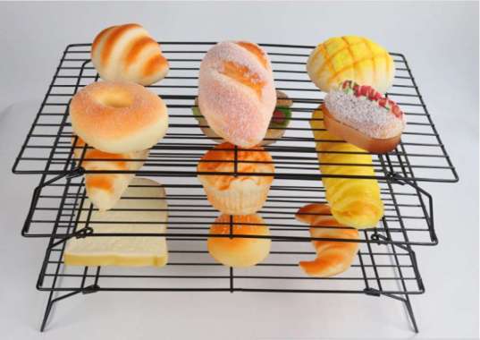 Cooling Rack Susun 3 Rak Pendingin Kue Bolu Tatakan Bolu Kue 3 Tingkat