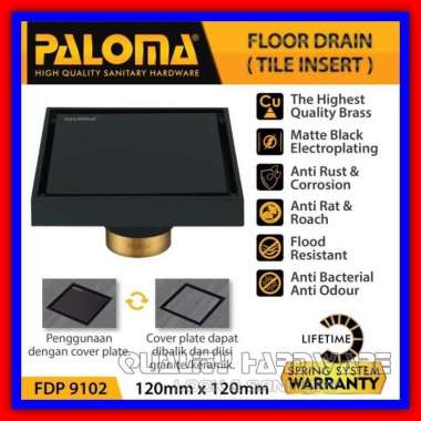 Floor Drain / Afur Saringan Got Kamar Mandi Paloma FDP 9102 Avur Penutup Saluran Air Murah Kualitas