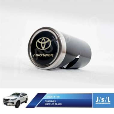 Fortuner Cover Knalpot Muffler Cutter Tutup Knalpot Black