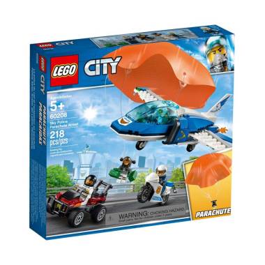 LEGO City 60208 Parachute Arest Blocks & Stacking Toys