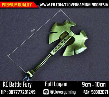 Keychain Battle Fury || Dota 2 Gaming Valve Gaben