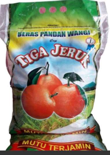 beras cap tiga jeruk 10 kg