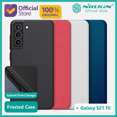 Hard Case Samsung Galaxy S21 FE Nillkin Frosted Casing Black