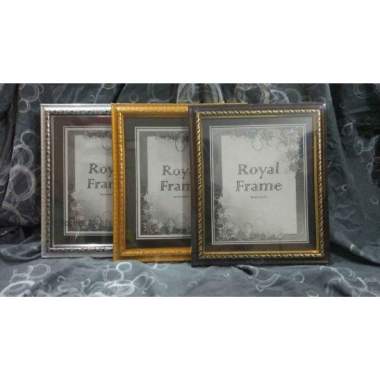 FRAME FOTO / PIGURA / FIGURA / BINGKAI 8R TEPI 20x25 Silver