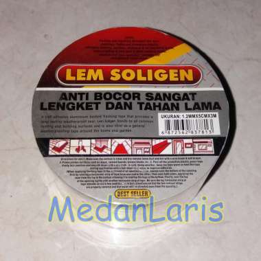 Lem Seng / Lem Anti Bocor / Tambal Talang Asbes / Lem SOLIGEN Penambal serta Perbaikan Atap merah