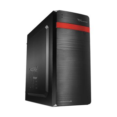 Alcatroz Ultimax U3 PC Casing Komputer Black Red