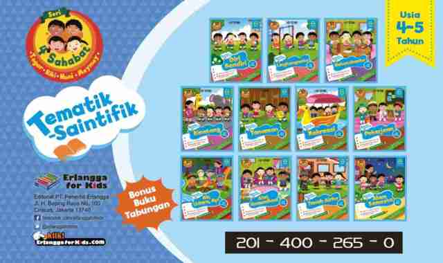 PAKET SERI 4SAHABAT-TEMATIK SAINTIFIK 4-5TH