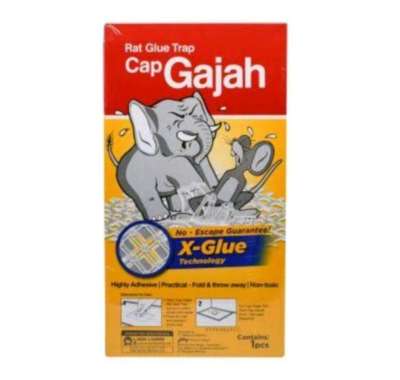 LEM TIKUS CAP GAJAH papan lem tikus perangkap perekat lem tikus per papan 1 pcs