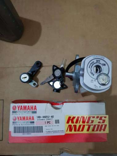 Kunci Kontak Mio Soul, Fino Original Ygp (Set/Komplit) Silver