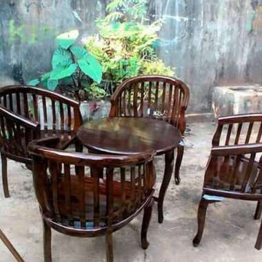 Mebel Jati Produksi Jepara Meja Kursi Tamu Betawi Meja Kursi Teras