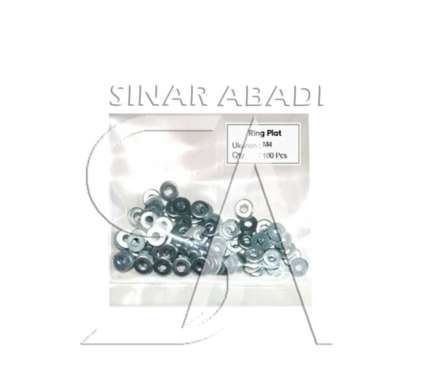 RING PLAT M 4 - RING PLAT BAUT M4 ISI 100 PCS