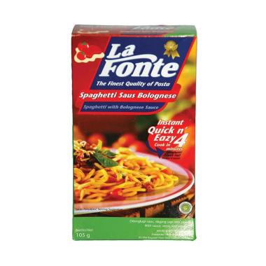 Promo Harga La Fonte Spaghetti Instant Bolognese Sauce 117 gr - Blibli