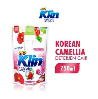 Promo Harga So Klin Liquid Detergent Korean Camelia 750 ml - Blibli