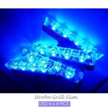 Lampu Strobo grill Led Blue
