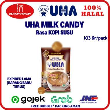 UHA Milk Candy Permen Susu Rasa Mint Matcha Strawberry Coffee 103gr Coffee