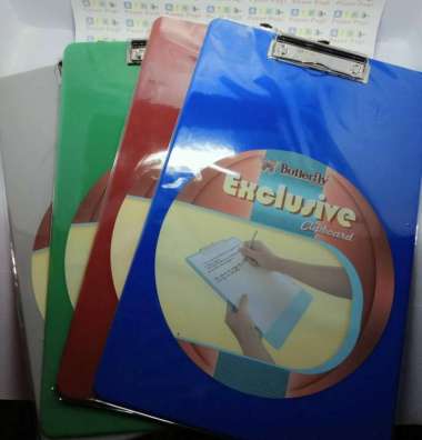papan jalan / clip board folio butterfly