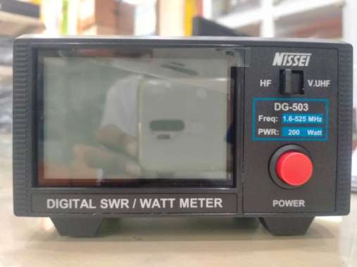 NISSEI DG-503 DIGITAL 3 LCD SWR/POWER METER 1.6-525MHZ 200W - UHF-F