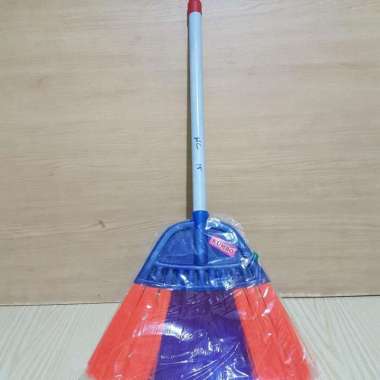 Sapu plastik pendek kumbo anti rontok 60cm