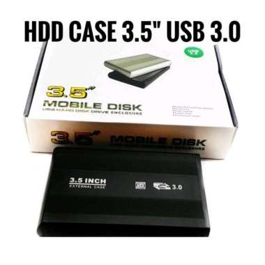 Cassing Hardisk 3,5" inch USB 3.0 Case HDD PC Sata Usb3.0