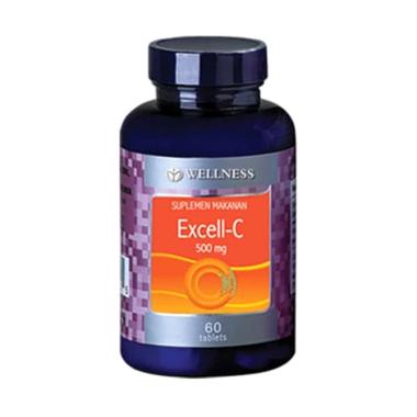 Wellness Excell-C Suplemen [500 mg/ 60 Tablet]