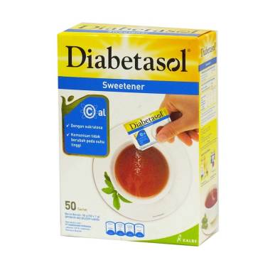 Promo Harga Diabetasol Sweetener per 50 sachet 1 gr - Blibli