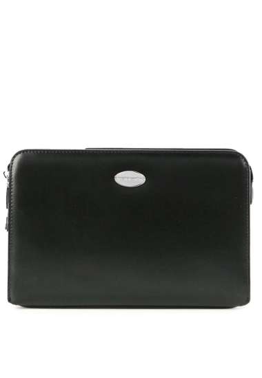 Pierre Cardin Clutch Handbag Leather Tas Tangan Pria Kulit 0112824301BLA