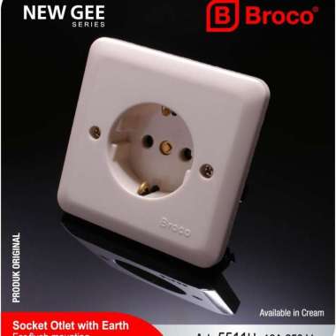 StopKontak New Gee Broco 5511U / Stop Kontak Broco
