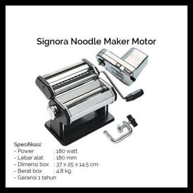 Signora Noodle Maker Motor | pembuat mie pasta processor maker 100 % ORIGINAL Multicolor