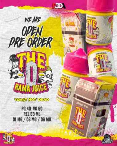 The O Rama Juice Toast Not Dead 3mg 6mg 60ml Peanut Butter Jelly Liquid Orama 6mg 2024