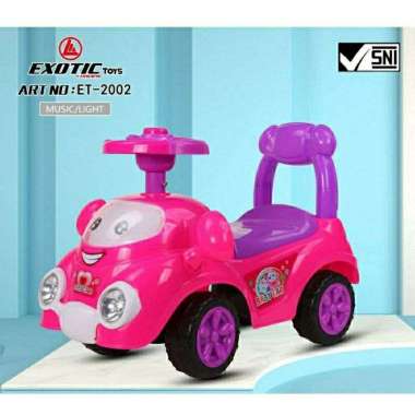[TERMURAH BAMS✨] RIDE ON EXOTIC MOBIL RIDE ET 2002 MOBIL ANAK EXOTIC MURAH KADO ANAK ET 2002-Pink