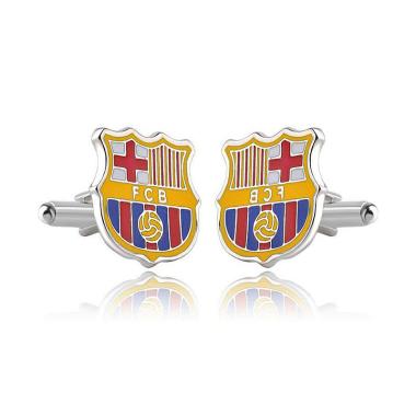 Houseofcuff Cufflinks Barcelona Barca Fc Manset Kancing Kemeja- Kuning KUNING