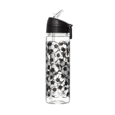 Smiggle Goal Black Bottle hitam  putih