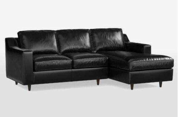 Crown Sofa L Ruang Keluarga Area Bandung hitam- Bandung