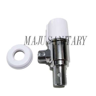 Stop kran PVC chrome soligen stop kran single PVC stop kran air murah