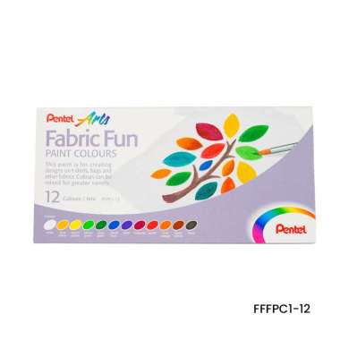 Pentel Fabric Fun Paint Colours