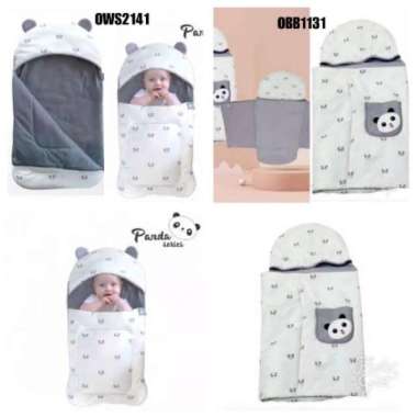 Selimut Bayi Sleeping Bag Omiland / Baby Blanket Panda Series Ows2141