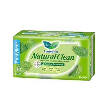 Promo Harga Laurier Pantyliner Natural Clean 40 pcs - Blibli