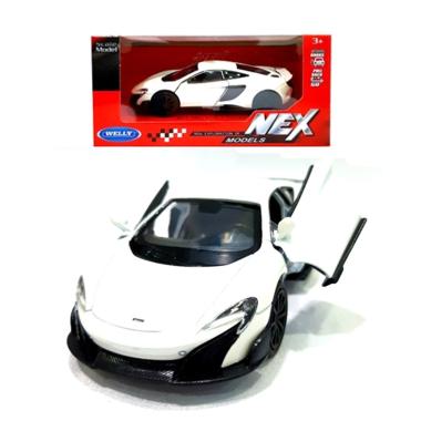 Welly 43757CW Mclaren 675LT Coupe Diecast - White