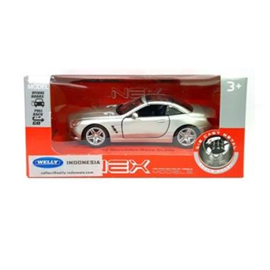 Welly 43662H-CW 12 Mercedes-Benz SL500 Diecast - Silver