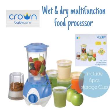 Wet and Dry food processor CR738 CROWN