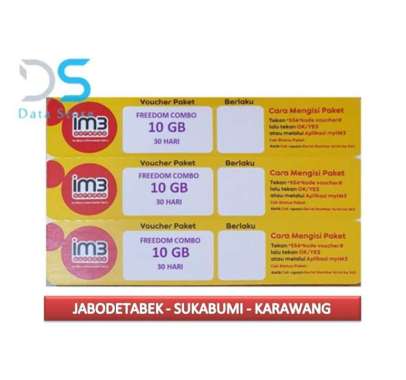 Voucher Indosat Freedom Combo 10 GB