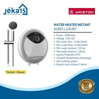 Ariston Aures Luxury | Water Heater Listrik Instant