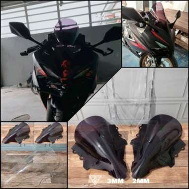 WINDSHIELD / VISOR CBR150R 2021 K45R VISOR ALL NEW CBR FACELIFT 2021 BENING 3MM Warna