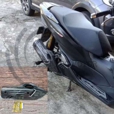 COVER KNALPOT PCX 160 CARBON NEMO TAMENG KNALPOT PCX 160 CARBON