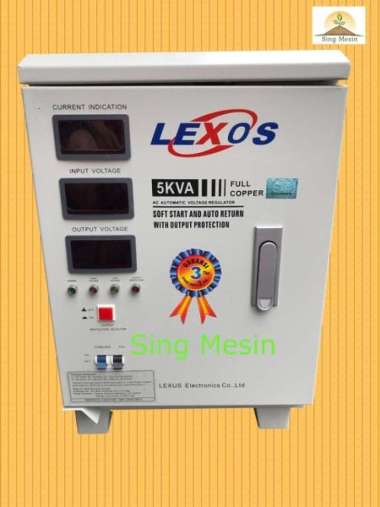 Stabilizer Listrik LEXOS Tipe SVC 5000 VA Model Digital