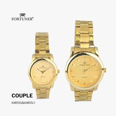 Fortuner Jam Tangan Analog Couple Water Resistant Clare