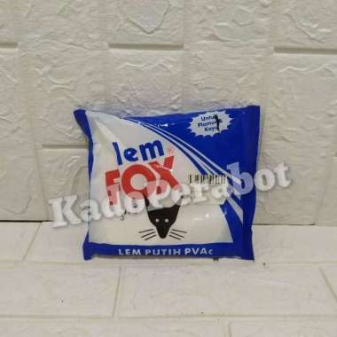 Lem Fox putih 350 gram - refil lem fox - lem fox bungkus - lem putih