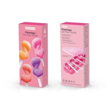 [BEST SELLER] Zoku Flamingo Ice Pop Mold - - Cetakan Es Krim Karakter, Cetakan Es Krim Bentuk Flamin