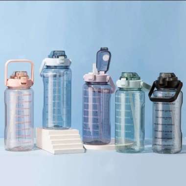 botol minum motivasi tempat minum botol air transparan botol air viral